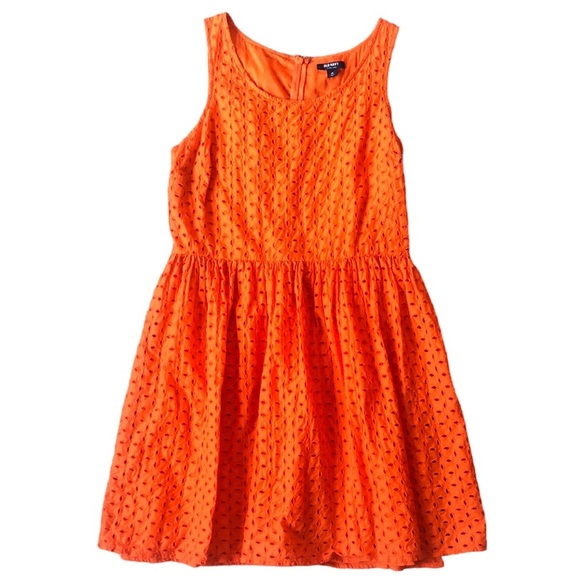 Old Navy Dresses & Skirts - OLD NAVY orange eyelet sundress size 14